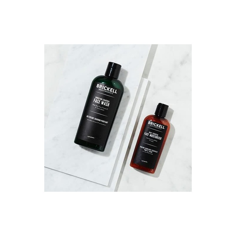 Brickell Men's Daily Essential Face Care Routine II - Purifying