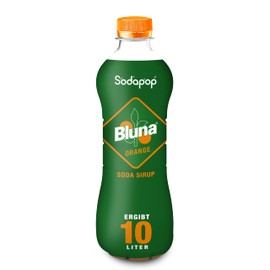 Sodapop Sirup Bluna Orange, schnell & einfach zubereitet, 1 Flasche ergibt 10 L Fertiggetränk, 500 ml