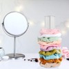 lasenersm 1 Piece Acrylic Scrunchie Holder Stand Clear Jewelry Organizer