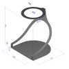 Rondo MISERU Coffee Dripper Stand, Single Item, Black