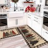 Christmas Kitchen Rugs Set of 2, Christmas Rugs for Kitchen,