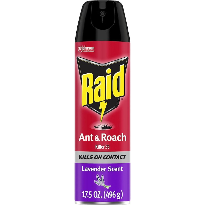 Raid Ant & Roach Killer Lavender 17.5 Ounce (Pack of
