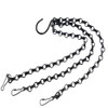 Set of 2 Black Iron Chain Plant Holders! Perfect for