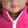 NIXNUT Doll Clothes Winter Outfit Jacket Vest Top with Bowknot