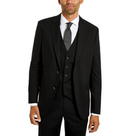 Kenneth Cole REACTION Men's Jackets, Black, 48 Long