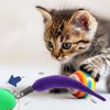 BOXOB 5pcs Cat Ball Toy Replacement Tails, Interactive Cat Toy