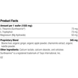 Spirited Paw Calm - Stress Support Chews - Calming Supplement for Cats & Dogs - Soothing Supplement for Moving, Introductions, Loud Noises, Fireworks & Separation - 90 Chewable Wafers