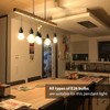 Plug in Hanging Light Fixture, 20FT 3 Bulbs Pendant Lamp