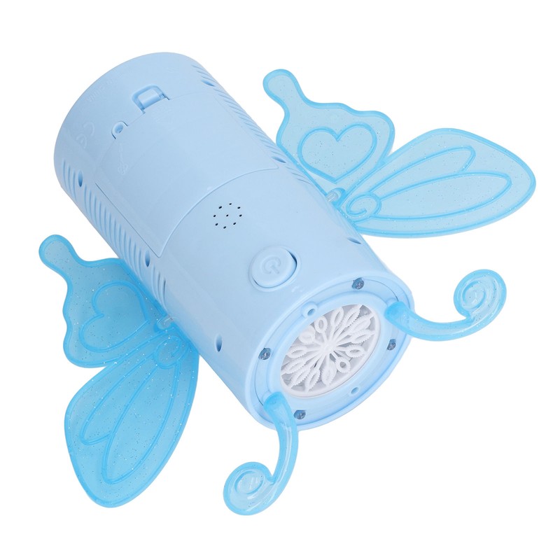 Electric Bubble Machine Automatic Multi Holes Butterfly Shape Portable Lightweight