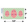 GRAPHICS & MORE Cute Easter Egg Pink with Hearts Automotive
