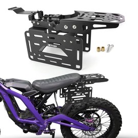 Xitomer Luggage Rack Set Fit for Surron Light bee X/Segway X160 X260 Motorcycle Cargo Rack Motorcycle Side Rack Saddlebag Support Rack