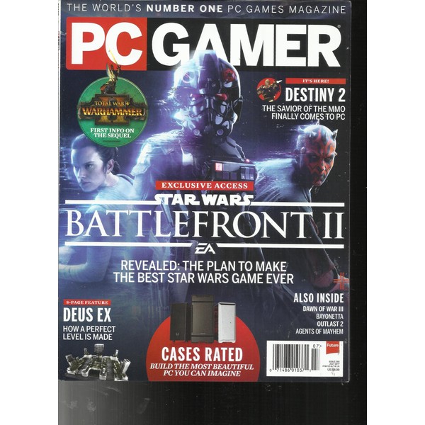 PC GAMER, THE WORLD'S NUMBER ONE PC GAMES MAGAZINE JULY,