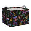 Gaming Laundry Hamper Game Controller Console Large Storage Basket Collapsible