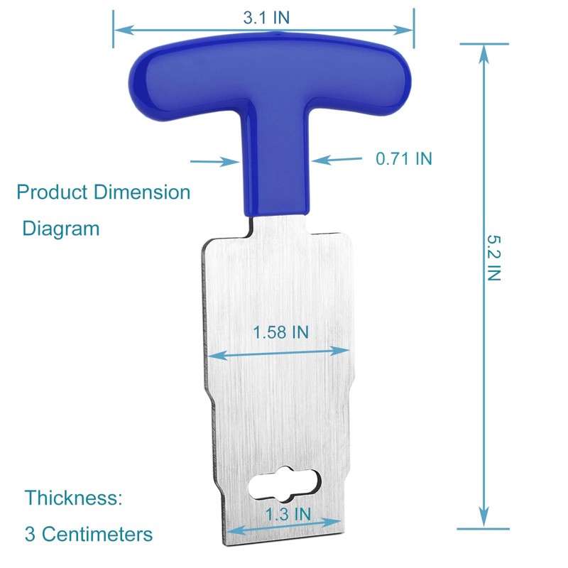 Card Holder 1PCS Pool Plug Removal Tool, Premiumpool Plug Handle,