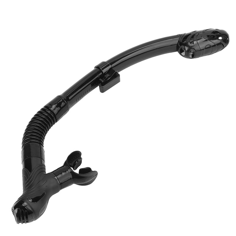 Whale Diving Breathing Tube Hose Professional Dry Underwater Snorkeling EquipmentBlack