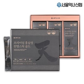 Seoul Pharmacist Credit Union [서울약사신협]프리미엄 홍삼정 천명스틱 골드 30포 1세트 Premium Red Ginseng Jeong Cheonmyeong Stick Gold 30 Packs 1 Set