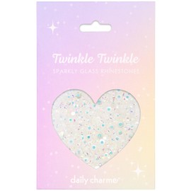 Daily Charme Twinkle Twinkle Round Flatback Crystal Rhinestone for Nail Art (Crystal AB Unfoiled), 1440 PCS No-Hotfix, (1.4 mm - 4.7 mm), DIY and Salon