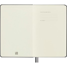 Moleskine - Classic Expanded Squared Paper Notebook - Hard Cover and Elastic Closure Journal - Color Black - Size Large 13 x 21 A5 - 400 Pages