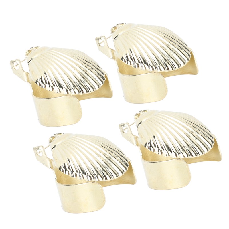 4Pcs Candle Snuffer Candle Extinguisher Metal Shell Pattern Automatic Candle