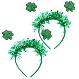 Alipis 4 Pcs Irish Festival Headbands Irish Headpiece St Patricks Headband Shamrock Headband Irish Luck Headband St. Patricks Day Hair Hoop Party Hair Hairband Party Supplies 3d Plastic
