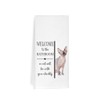 EXUQO Funny Bathroom Hand Towels Dishcloths for Cat Mom Dad