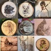 Wood Burning Kit Professional Pyrography Pen Tool Set Adjustable Temperature