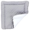 TupTam Baby Changing Mat with Cotton Cover Patterned Grey Quilted