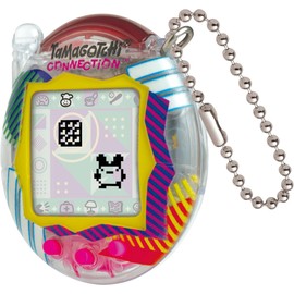 Bandai Tamagotchi Connection Digital Pet Clear Retro Shell | Tamagotchi Virtual Pet Electronic Toy With Infra-Red Connection For Shared Fun | Kids Toys For Girls And Boys Are Great Japanese Gifts