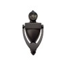QCAA Door Knocker with 180 Degree Viewer, Die-Cast Construction 5-1/2'' Height, Oil-Rubbed Bronze, 1 Pack