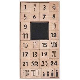 Stamp Set Advent Calendar Numbers FSC 100%