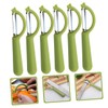 LABRIMP 6pcs Portable Vegetable Peelers Carrot Peeler Kitchen Fruit Household