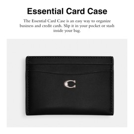 Coach Essential Card Case, Black
