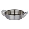 PIAZZA 110814 Frying Pan Stainless Steel 3-Ply with 2 Handles