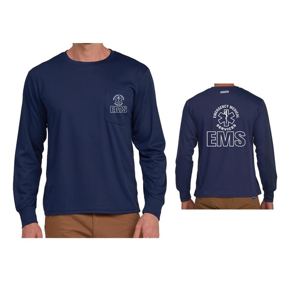 AYKRM XL Navy EMS - Emergency Medical Services T Shirt