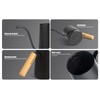 Black Stainless Steel Long Spout Drip Kettle Gooseneck Pour Over