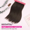 REECHO 16" Invisible Wire Hair Extensions with Thinner Softer Lace