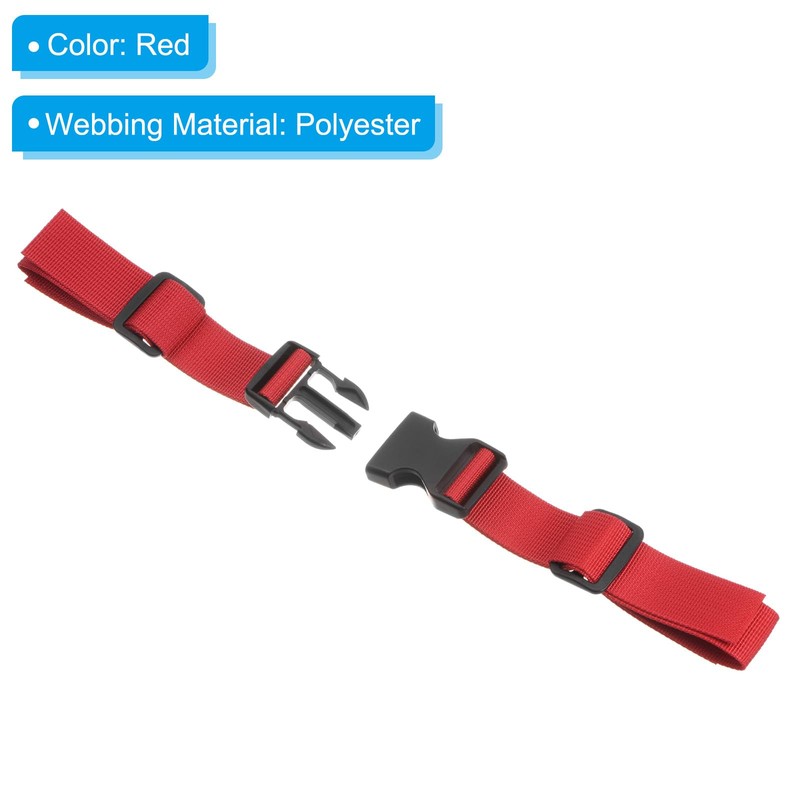 PATIKIL Backpack Chest Strap, 2 Pack Polyester Webbing Adjustable Replacement