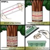 W4W, Spotted Lantern Fly Tree Trap - 4 Rolls (30