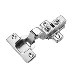 Luokim 2PCS Inset Cabinet Door Hinges Frameless European Soft Close Kitchen Hidden Self Closing Concealed Hinges
