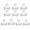 3-Way Pipe Fittings, 3-Way Fitting, Plastic T-Pieces, 10 Pieces, 3-Way