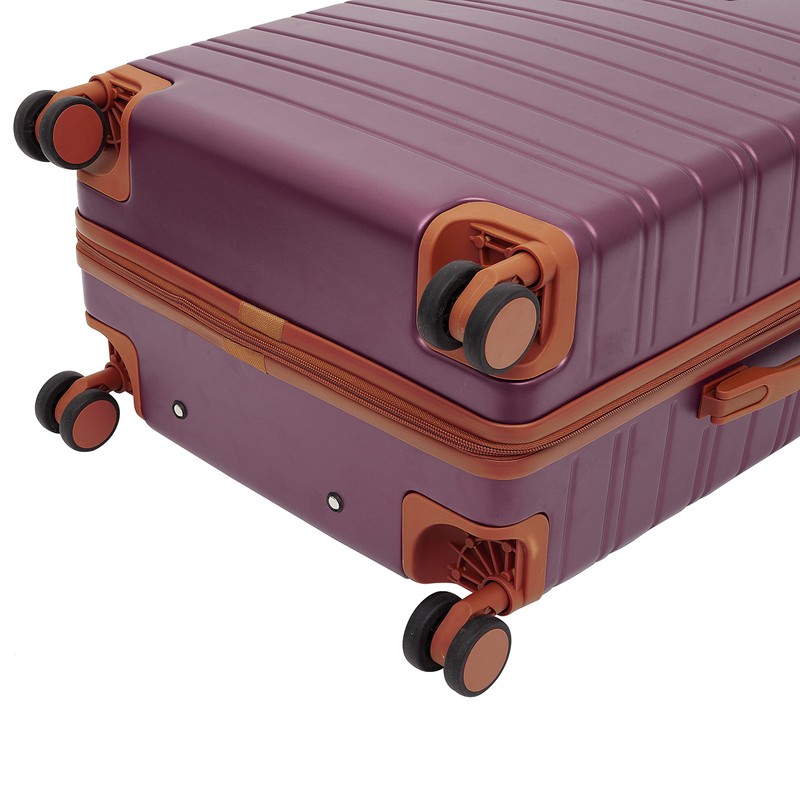 Travelers Club 20" Navigate Luggage, Burgundy, 2PC Set