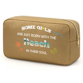 Beach Gifts Beach Cosmetic Bags Beach Themed Gifts for Women Besties Beach Lover Sea Lovers Cosmetic Bag Beach Summer Travel Trip Gifts Bag Birthday Christmas Graduation Gift for Beach Lover