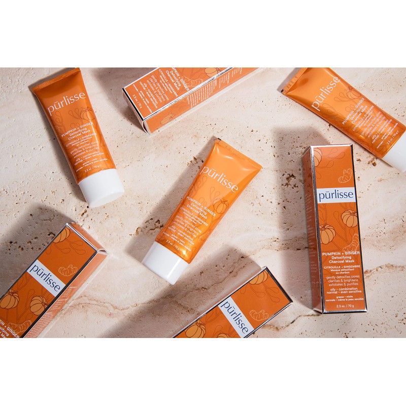 Purlisse Pumpkin and Ginger Detoxifying Charcoal Mask: Cruelty-free & clean,