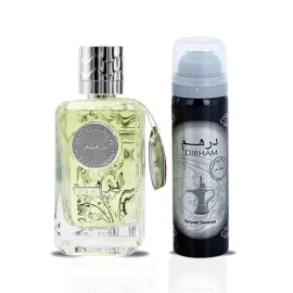 Ard Al Zaafaran Dirham Eau De Parfum Spray 100ML (3.4 OZ) With Deodorant 50ML By Ard Al Zaafaran