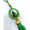 Pack of 3 Green Tassel St Jude Thaddaeus Hanging String