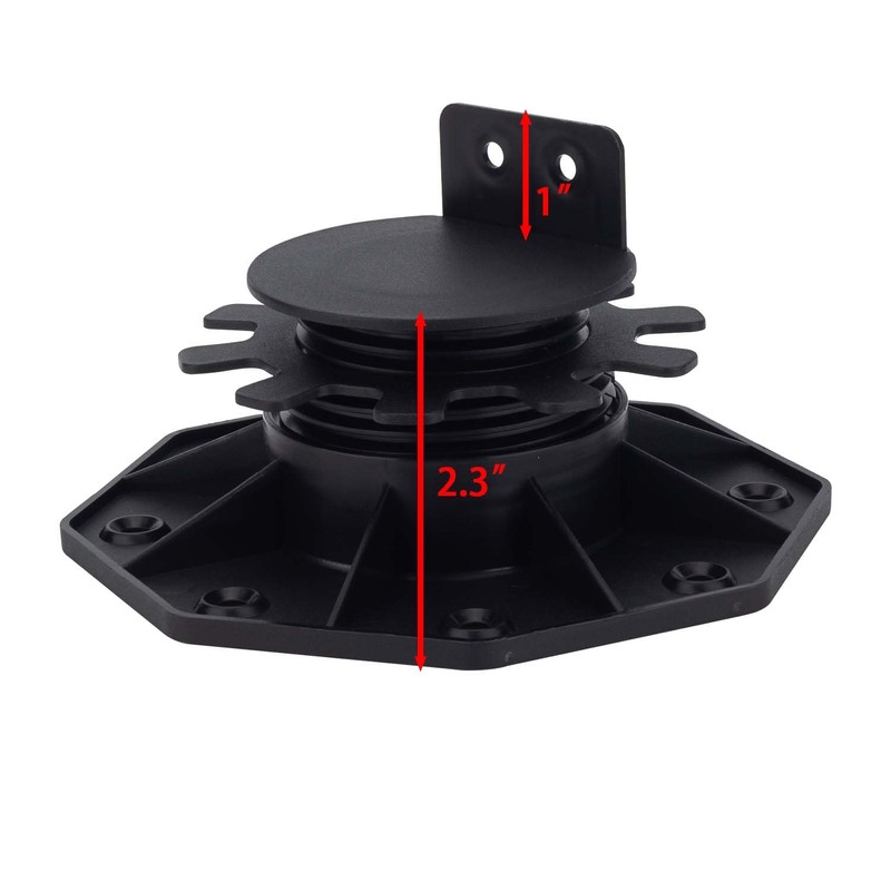 PHLKJL 24Pack Adjustable Plastic Pedestal Paver,Floor Slate Support Floor Lift,Deck