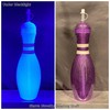 Large Bowling Pin Water Bottles Purple - 6 Pack