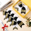 12 Pcs Senior 2026 Hair Bows with Glitter Letter Sparkly