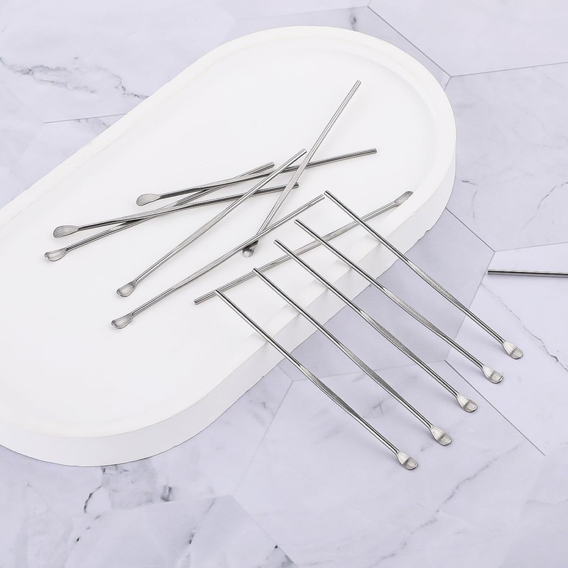 20 Pcs Ear Spoon Metal Ear Cleaner Portable Metal Ear