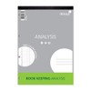 Silvine A4 Book Keeping Analysis Pad, 80 Pages Printed 'Analysis'